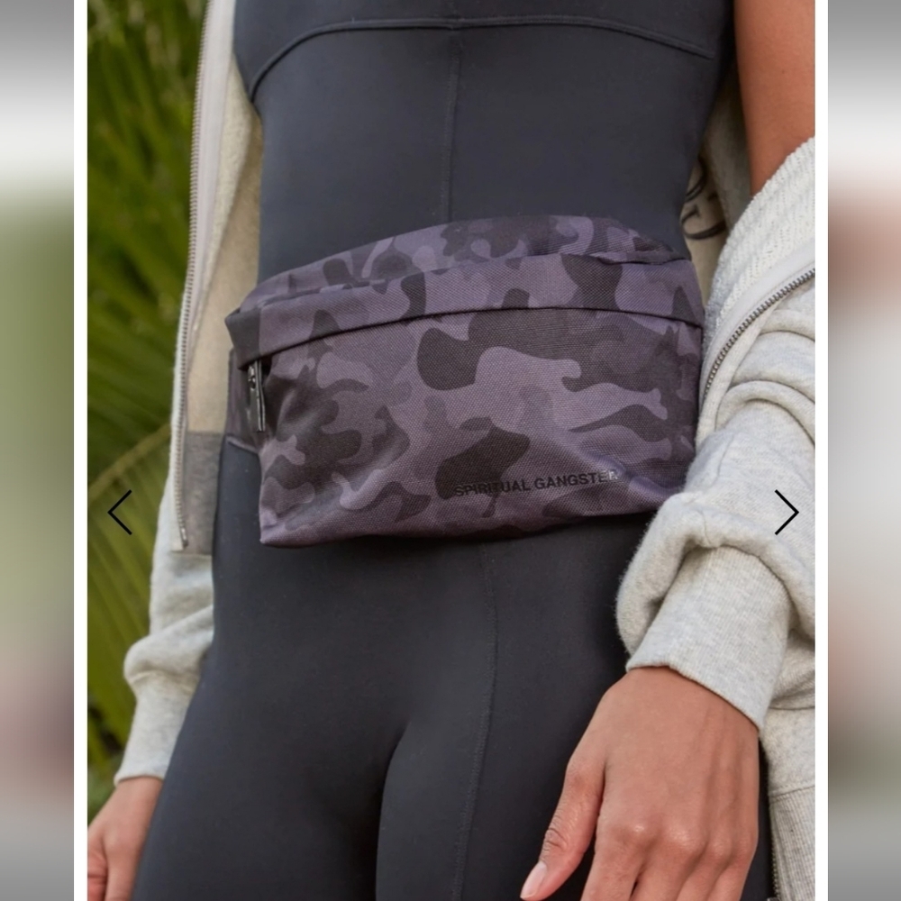 Spiritual Gangster Belt Bag in Black Camo•July 2022•SG Belt Bag - Picture 2 of 3